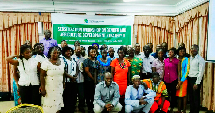  A group picture of participants in the GADS II sensitisation workshop held in Tamale.